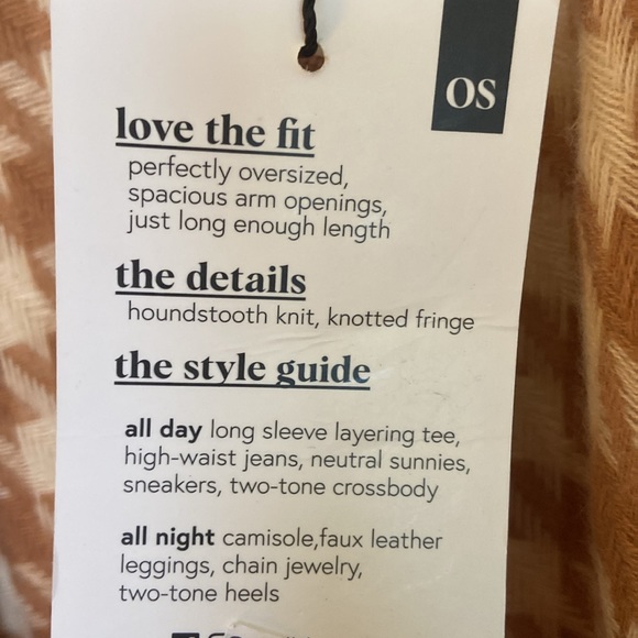 All Threads Tan & Beige Somerset Wrap Cardigan - One size fits most - Picture 8 of 8